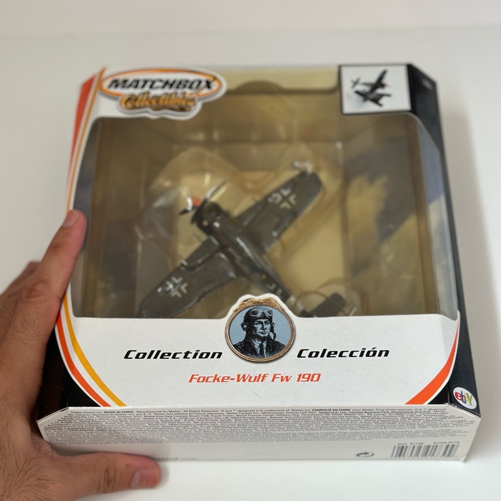 Matchbox Collectibles 1:72 Focke-Wulf Fw 190 (Red Tip) WWII Airplane NIB - Picture 7 of 7